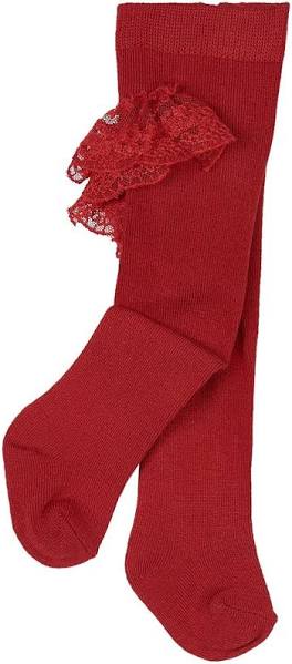 Red Tights w Lace