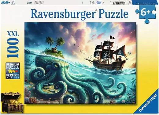 Octopus Treasure 100 pc Puzzle