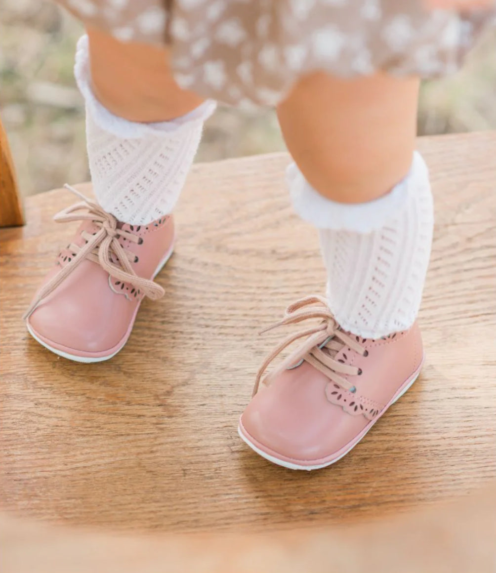 Vintage Rose - Bella Scalloped Bootie