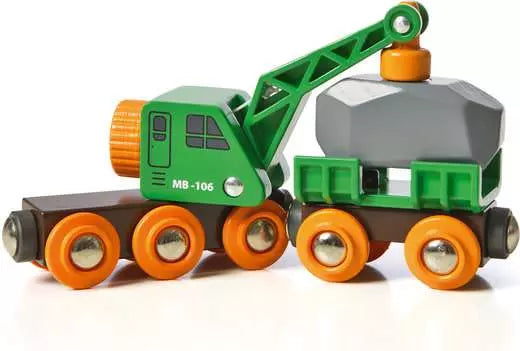BRIO Clever Crane Wagon