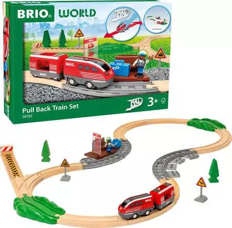 BRIO  Pull Back Train Set
