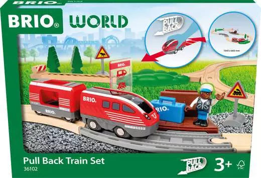 BRIO  Pull Back Train Set