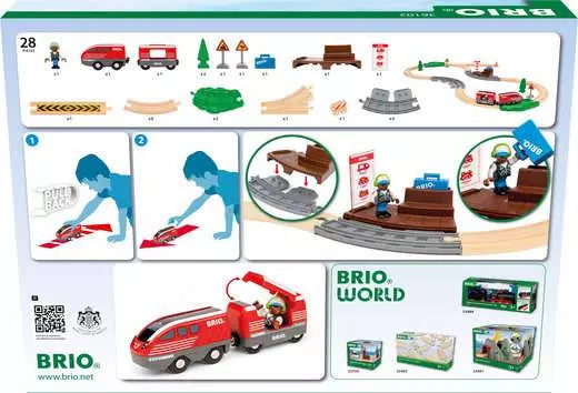BRIO  Pull Back Train Set