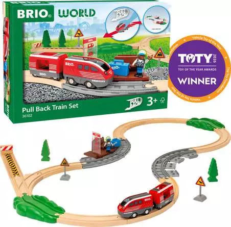 BRIO  Pull Back Train Set