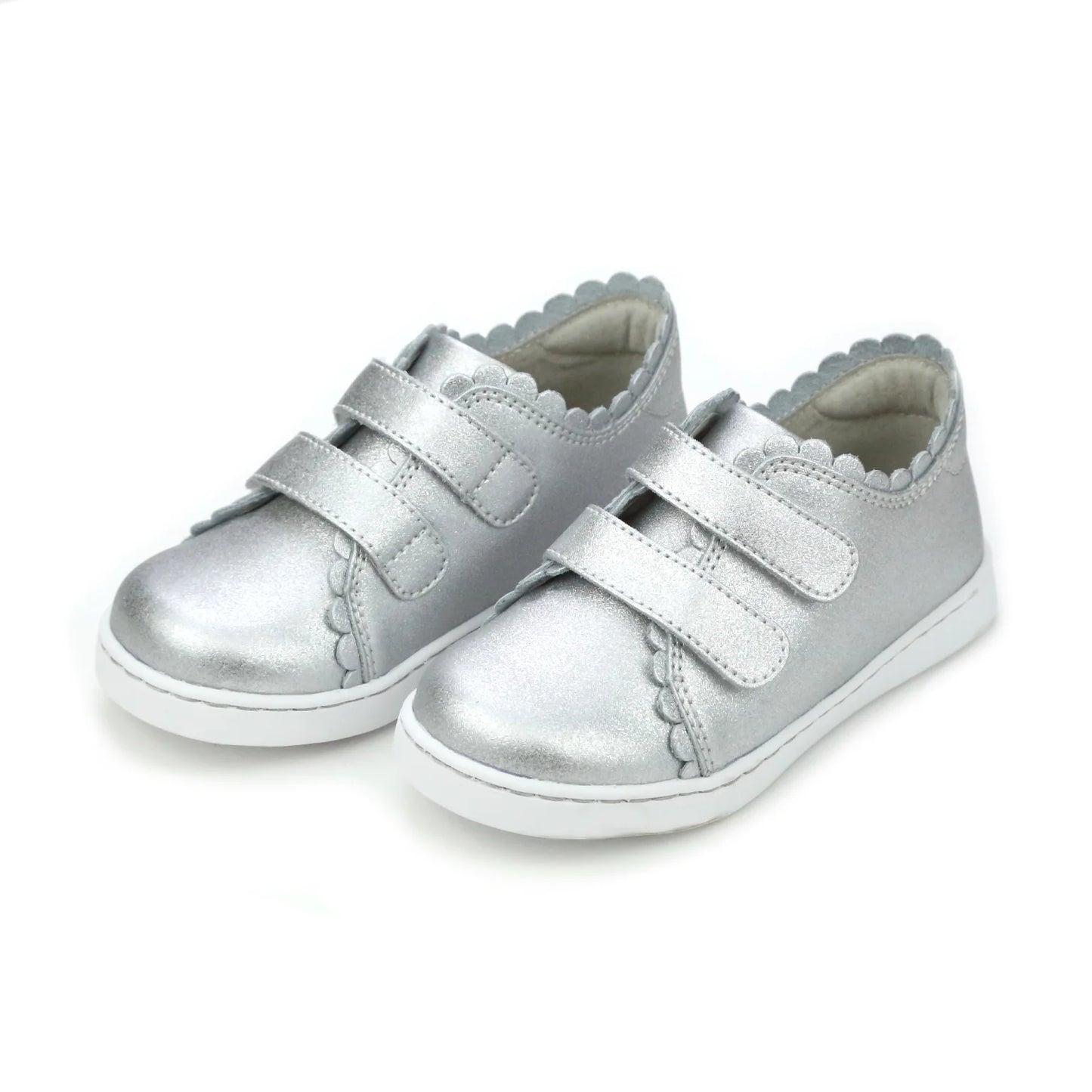 Silver Caroline Scalloped Sneaker