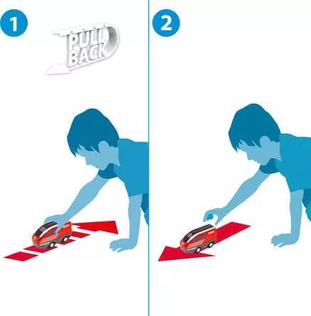 BRIO  Pull Back Train Set