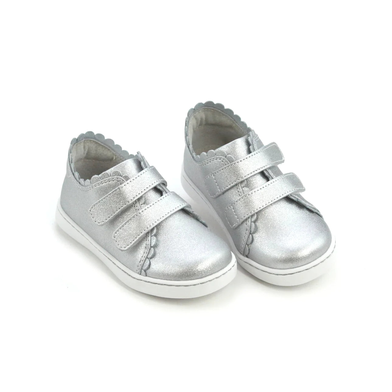 Silver Caroline Scalloped Sneaker