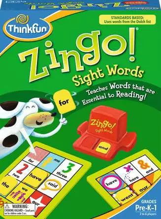 ThinkFun Zingo! Sight Words