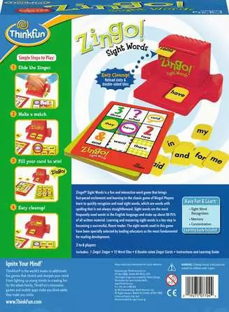 ThinkFun Zingo! Sight Words