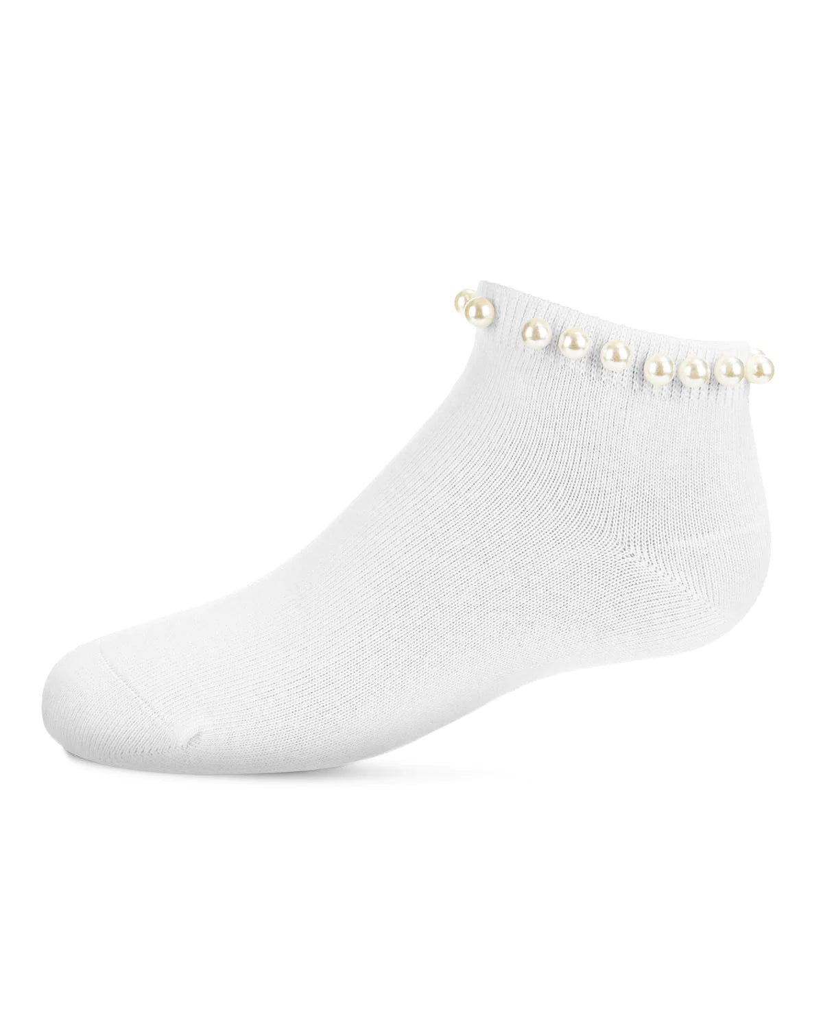 White Pearl Ankle Socks