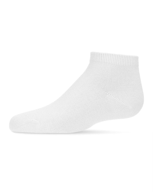 White Bamboo Blend Ankle Socks