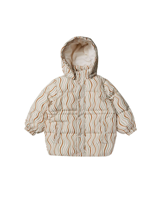 Retro Waves Puffer Jacket