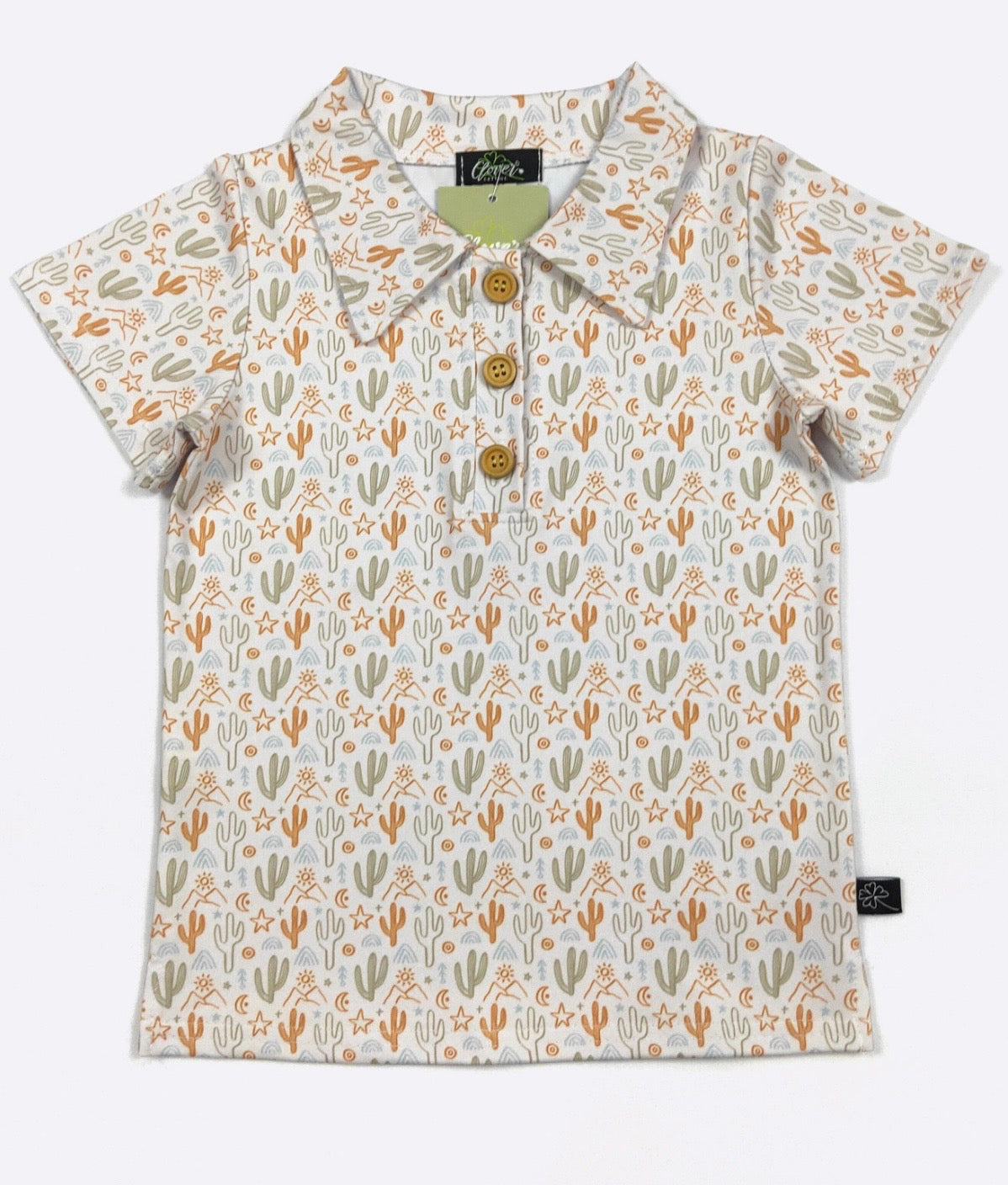 Cactus Cove Boy Collar Shirt