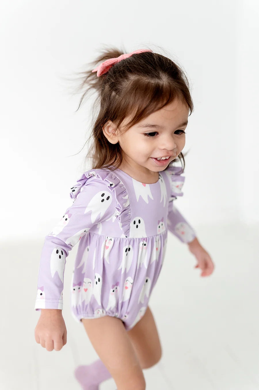 Purple Ghost Leah Romper