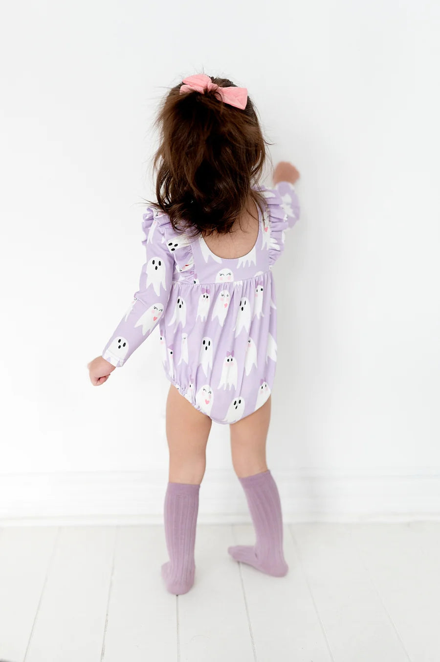 Purple Ghost Leah Romper