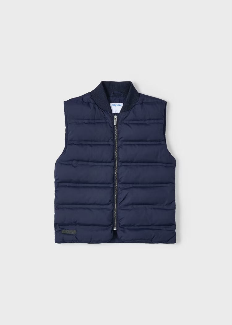 Navy Quilted Vest