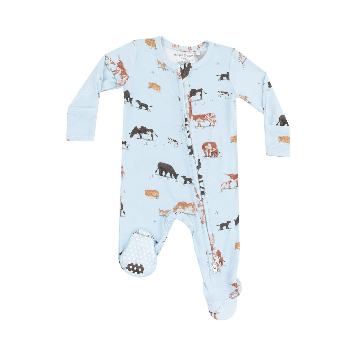Blue Cow Families Footie