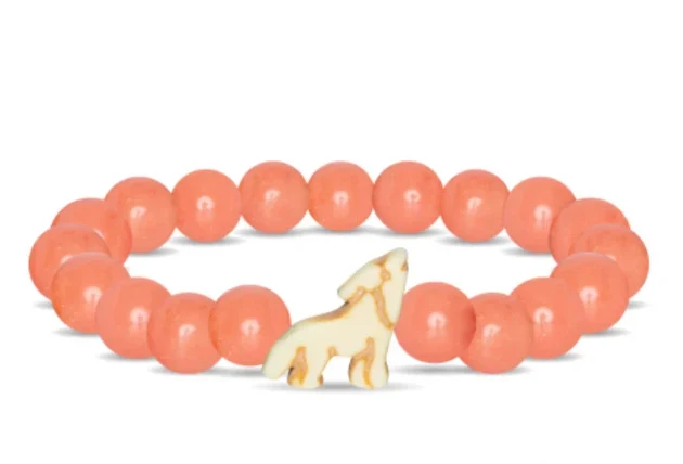 Glow-In-The-Dark Wolf Tracking Bracelet