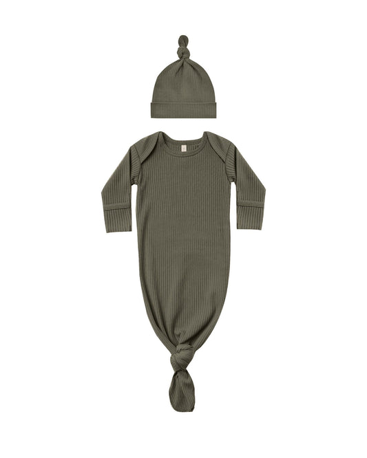 Forrest Knotted Gown & Hat