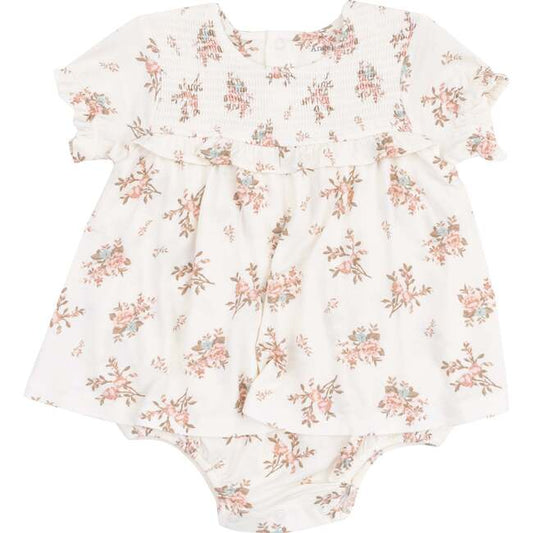 Vintage Rosebud Bodysuit Dress