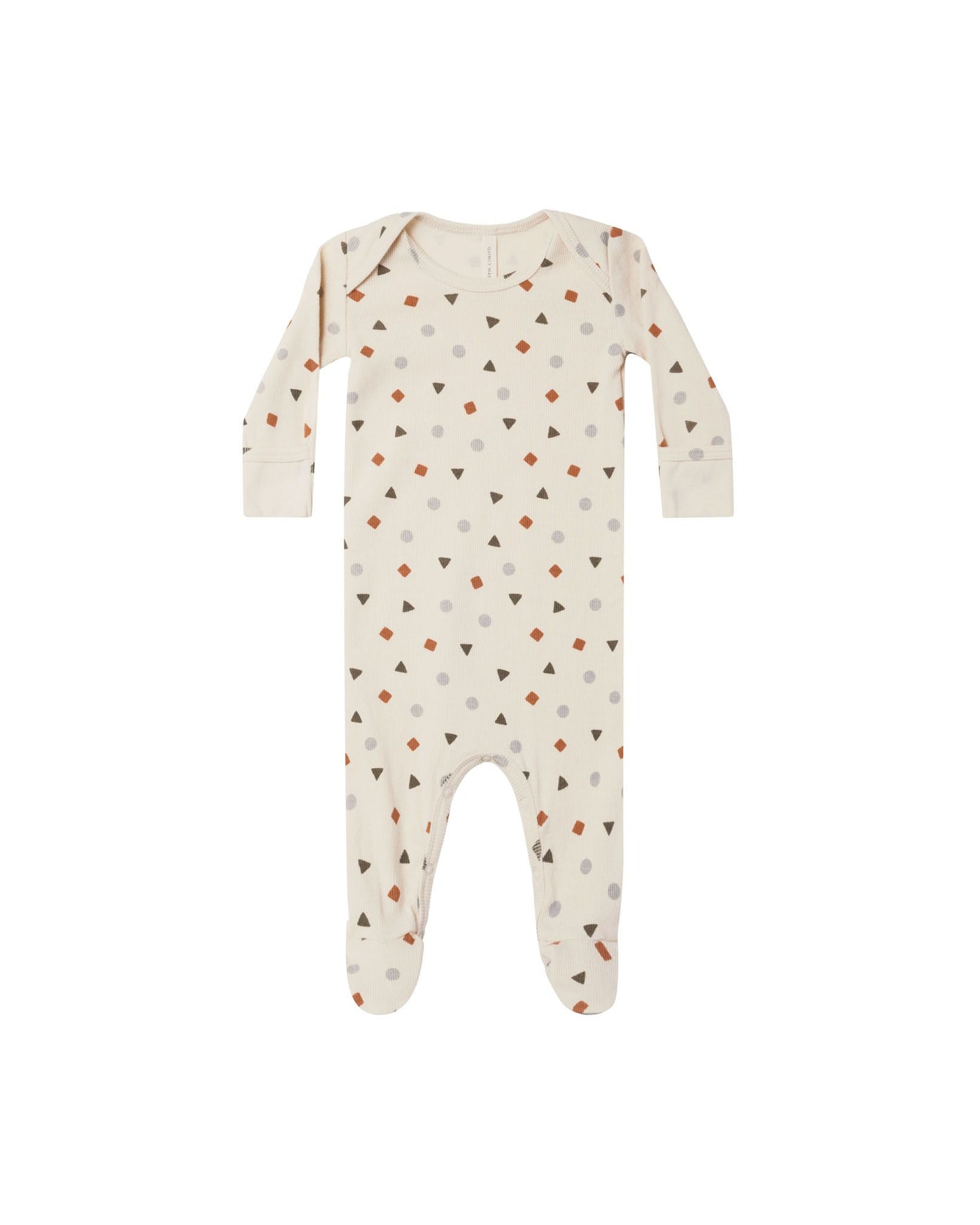 Geo Ribbed Footie