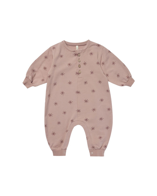 Snow Star Relaxed Fleece Jumpsuit