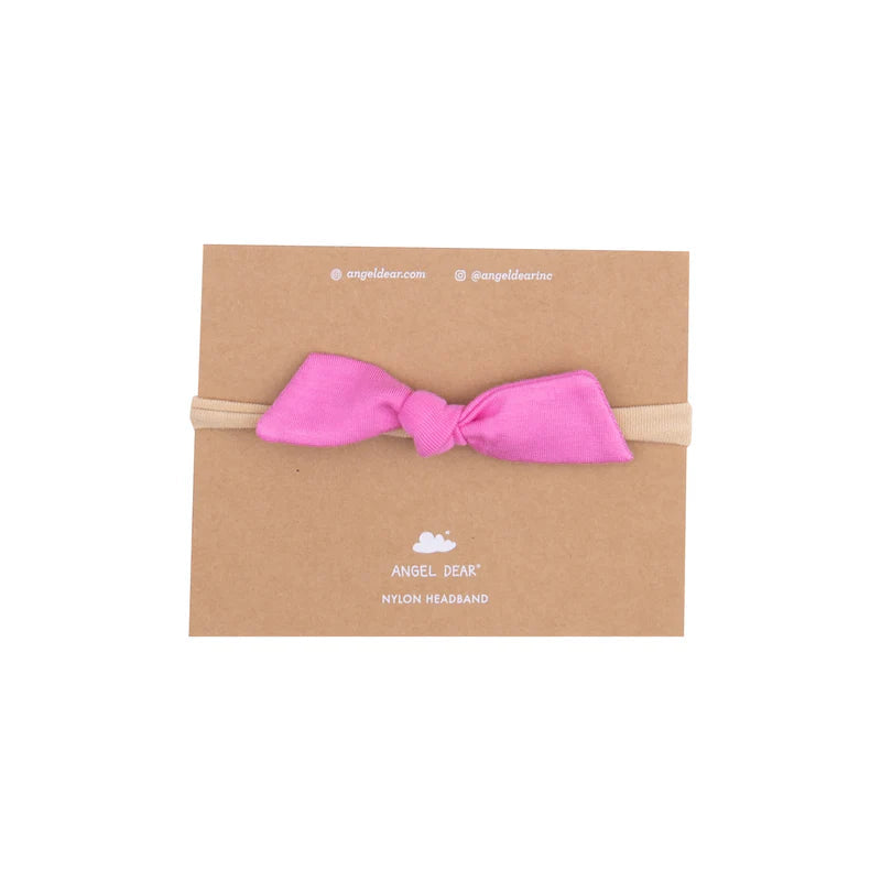 Strawberry Nylon Headband Bow