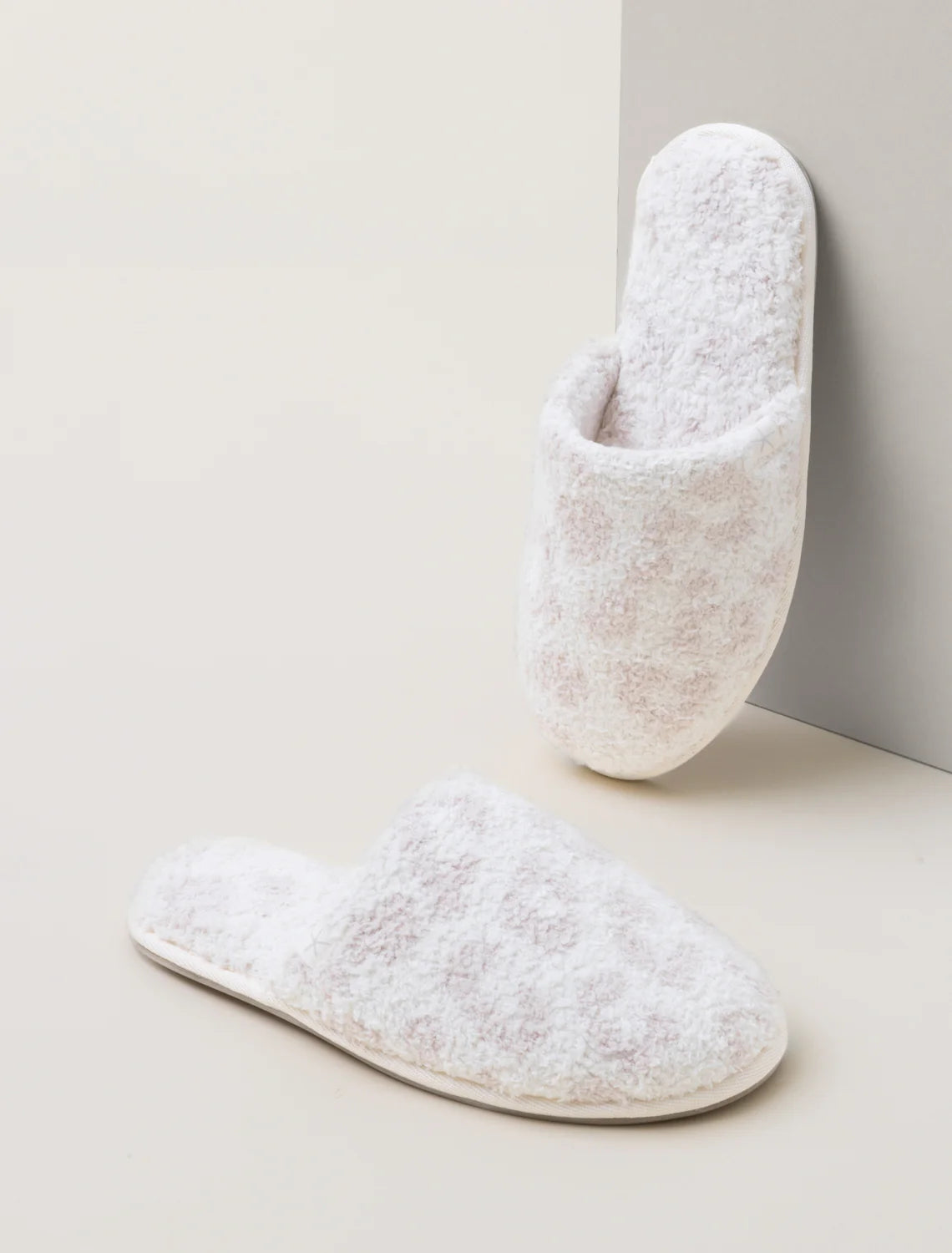 Cream Stone Slippers