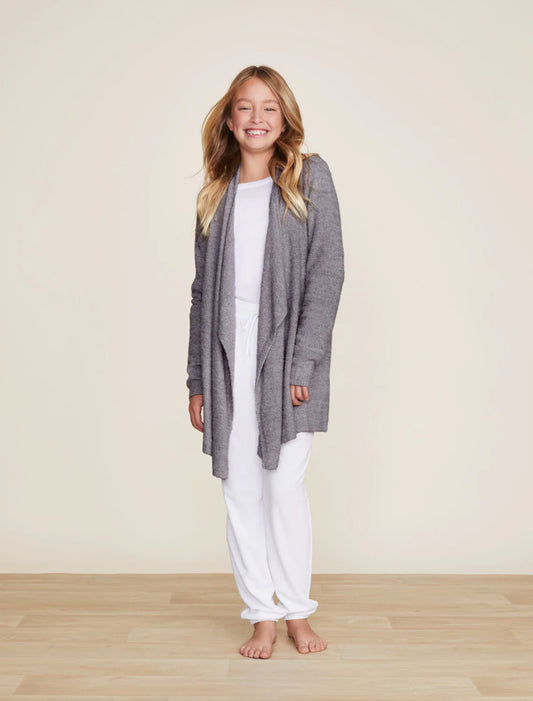 Barefoot Dreams Girl's Calypso Wrap - Blue Pewter