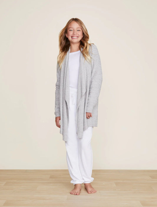 Barefoot Dreams Girl's Calypso Wrap - Pewter Pearl