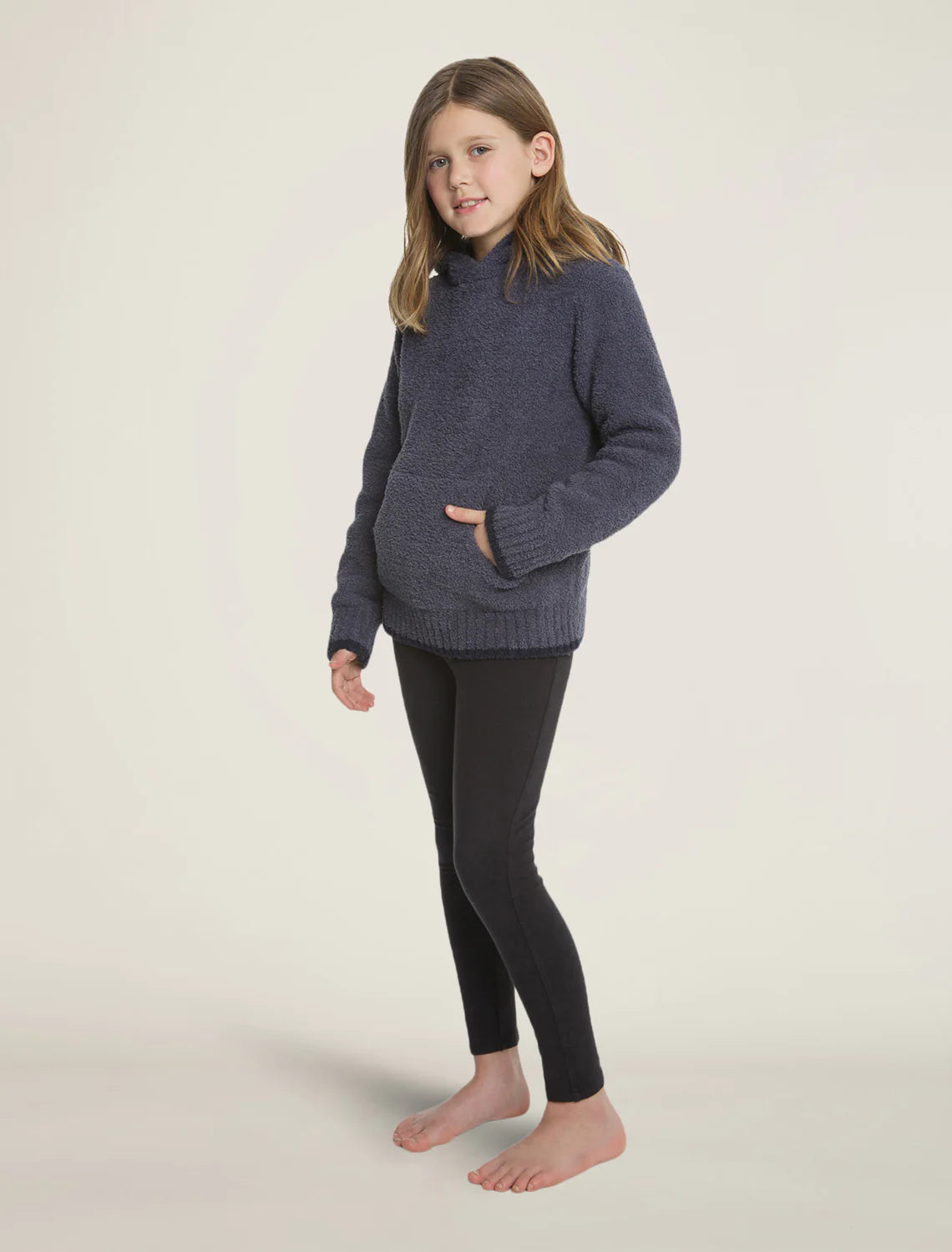 Barefoot Dreams Pullover Hoodie - Pacific Blue