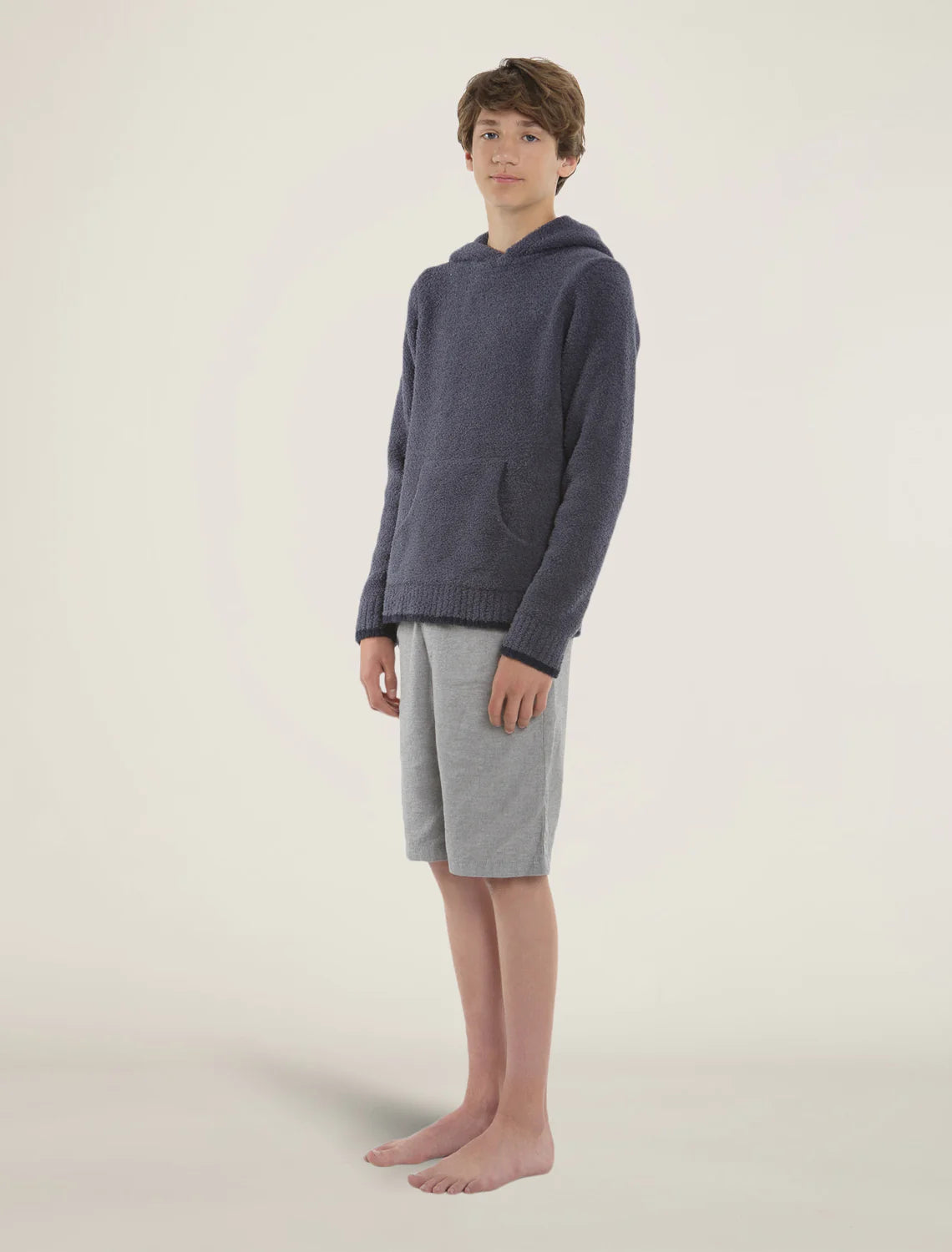 Barefoot Dreams Pullover Hoodie - Pacific Blue