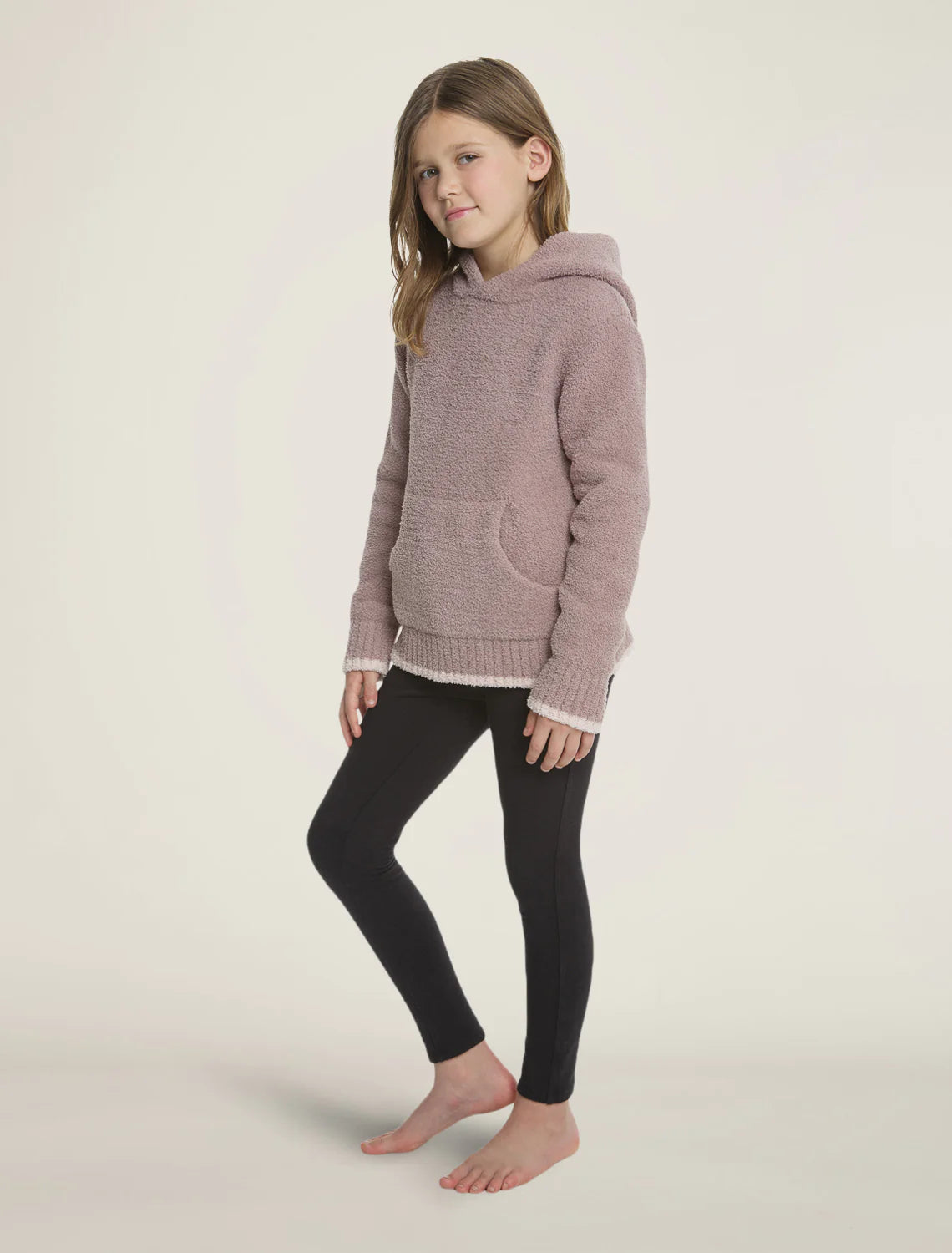 Barefoot Dreams Pullover Hoodie - Faded Rose