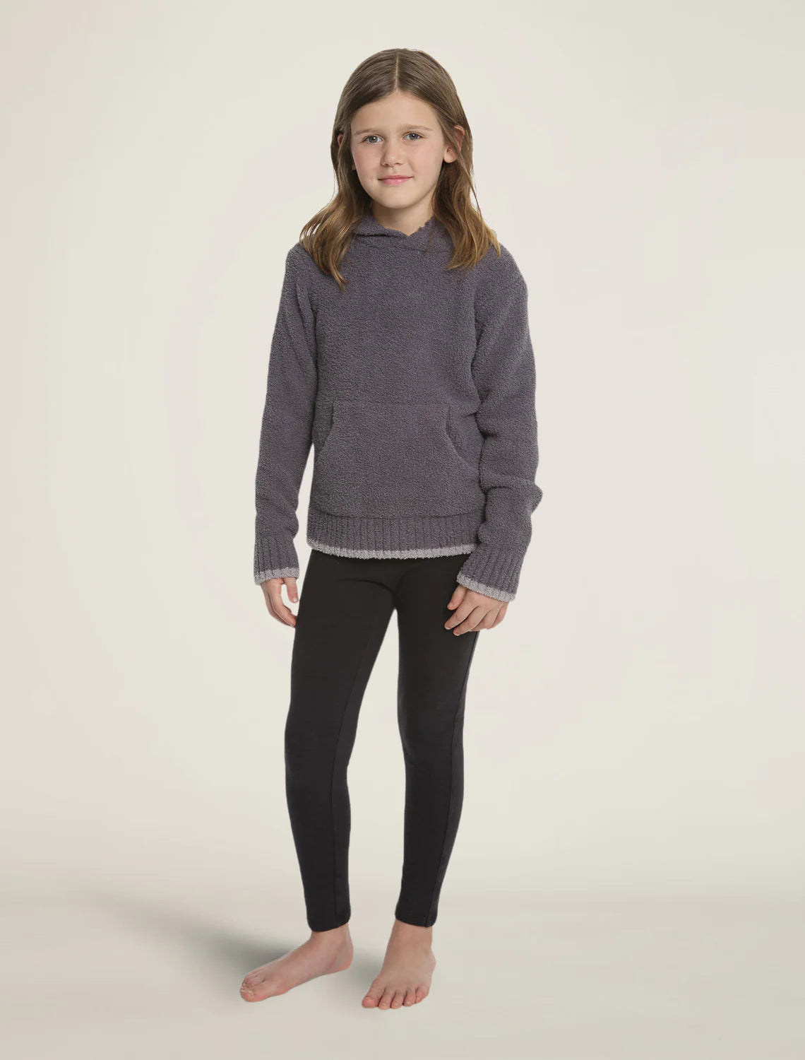 Barefoot Dreams Pullover Hoodie- Ash