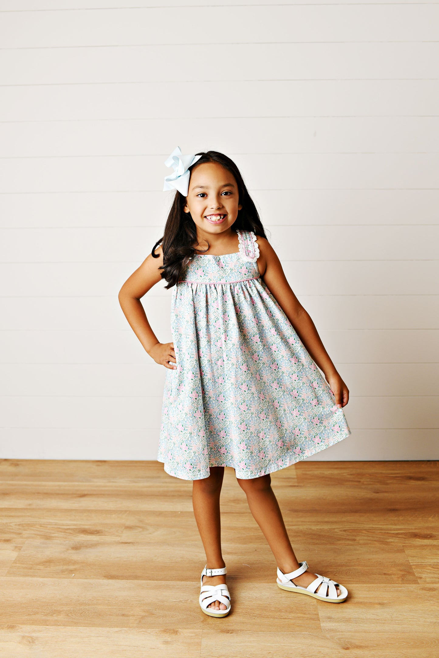 Ditsy Floral Eyelet Dress