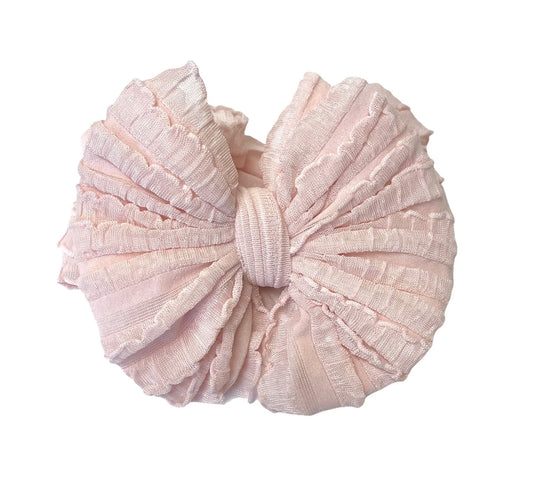 Ballet Pink Messy Bow