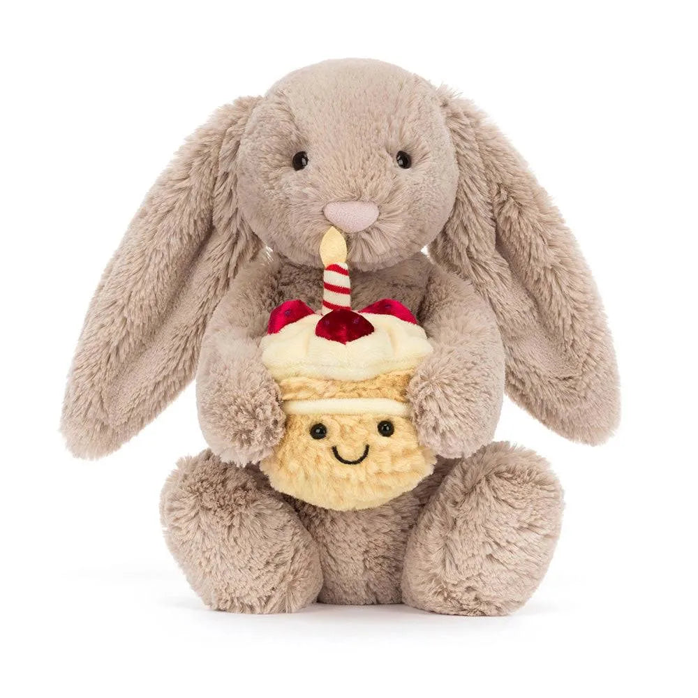 Bashful Beige Bunny “Birthday”
