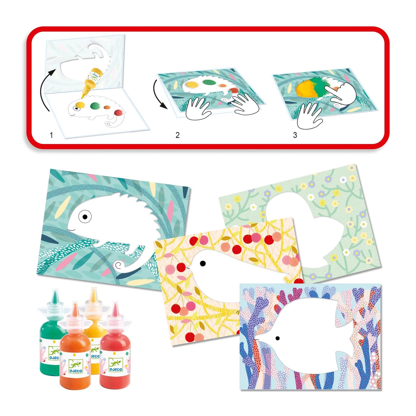 Mess Free Finger Painting Set