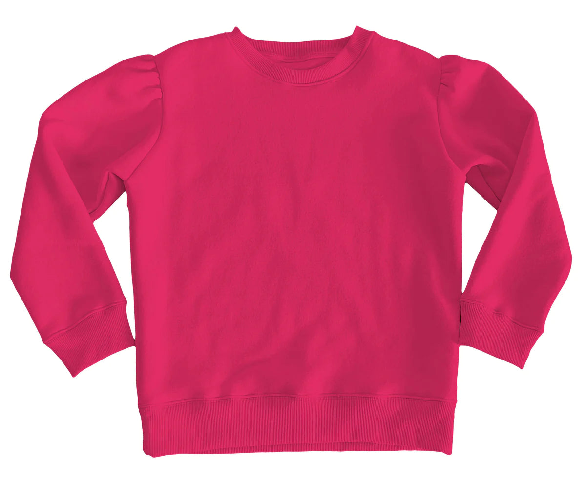 Hot Pink French Terry Sweatshirt