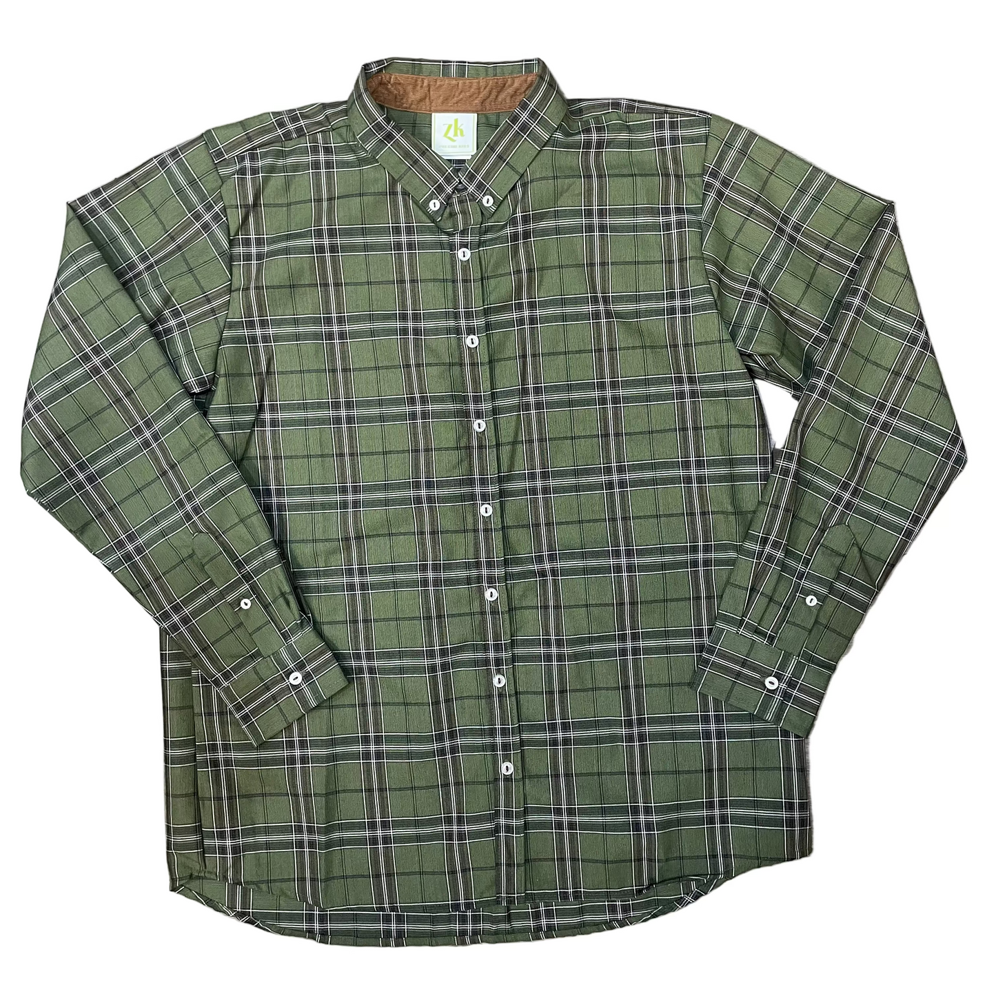 Men's Olive Highland Alton Shirt