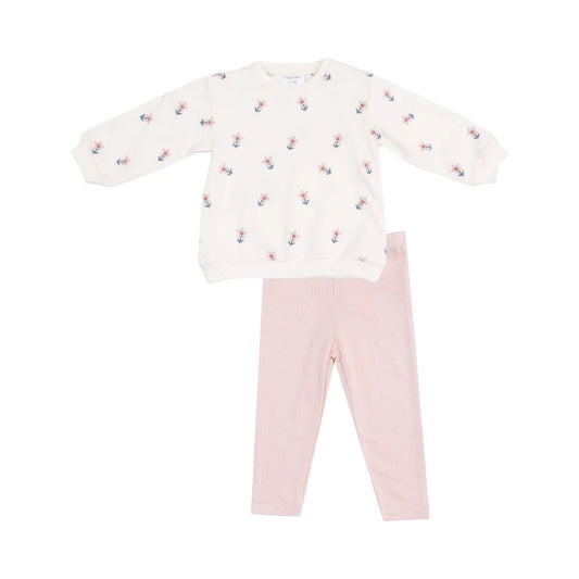 Danish Daisy Sweatshirt & Legging Set