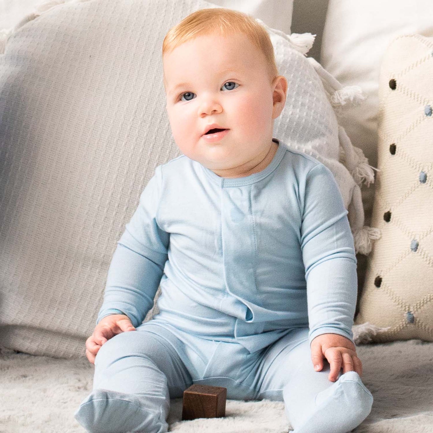 Baby Blue Magnetic Footie