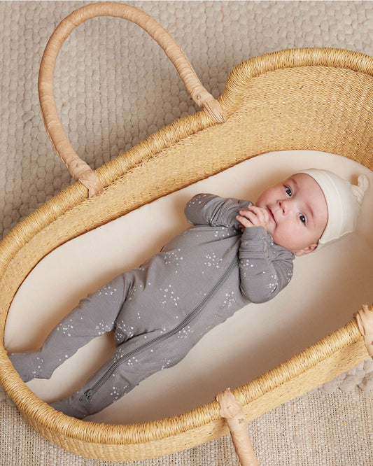 Twinkle Bamboo Zip Footie