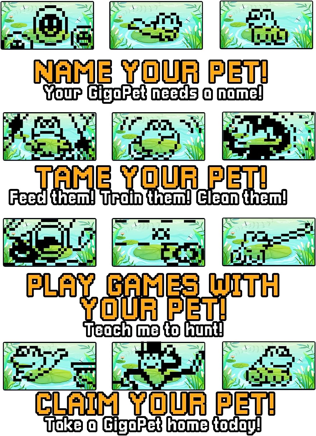 Giga Pets Floppy Frog