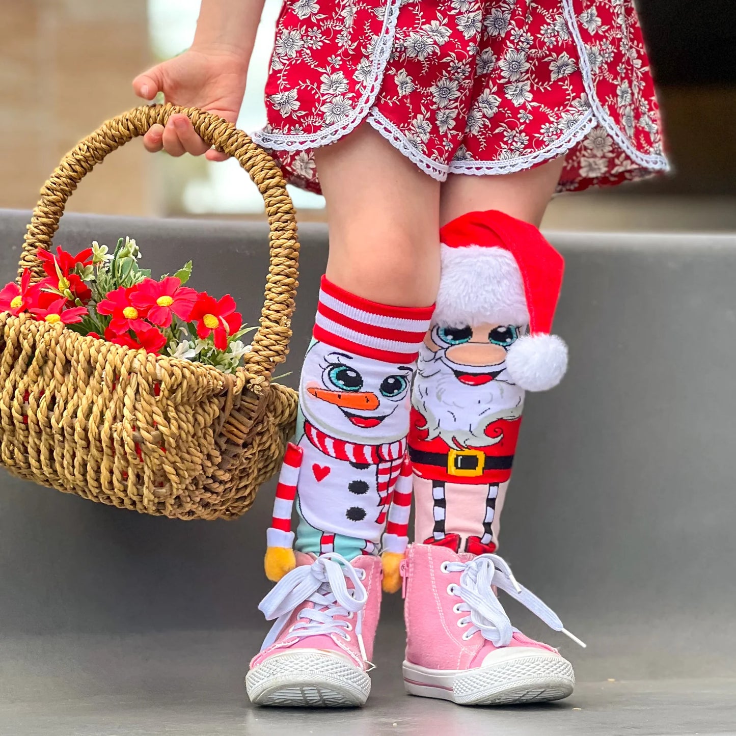 Santa/Snowman Socks