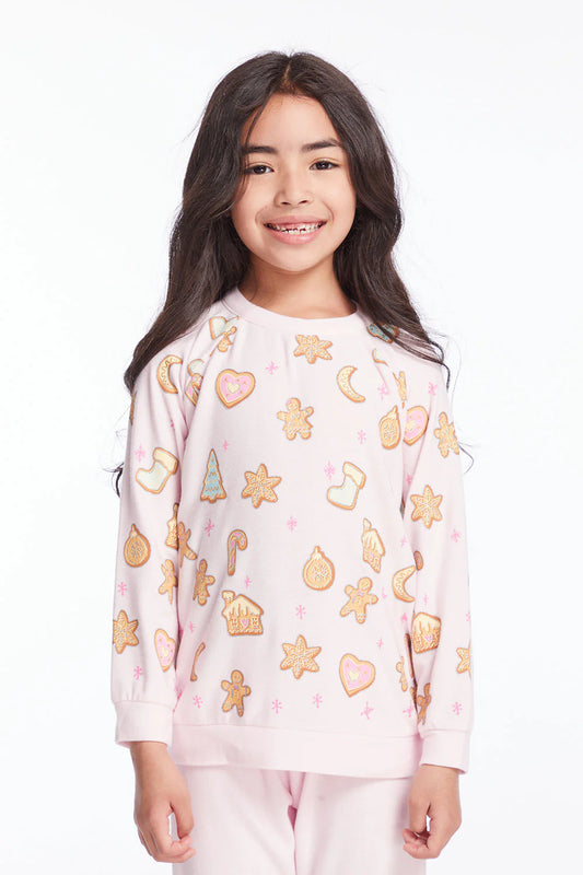 Pink Christmas Cookies Sweatshirt