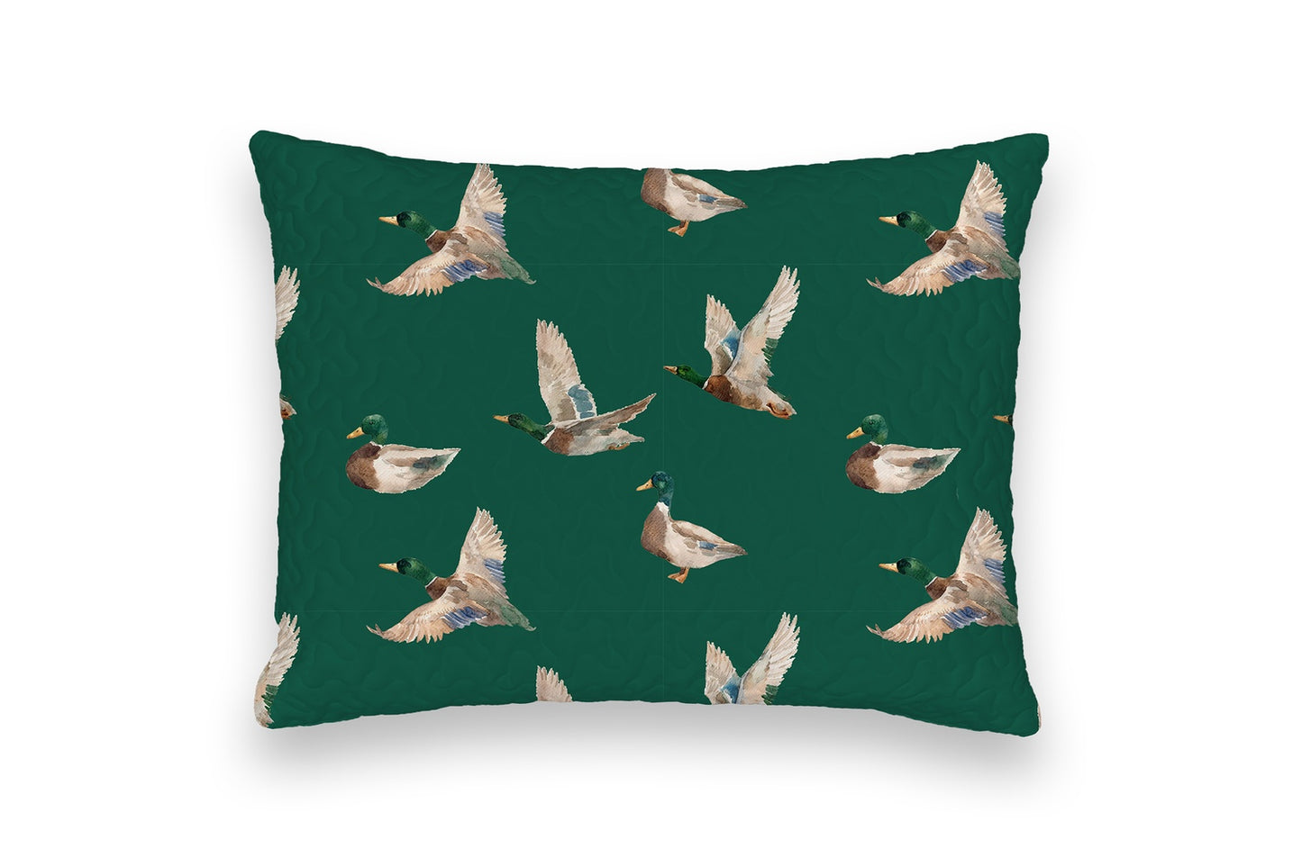 Mallory Ducks Green Standard Sham