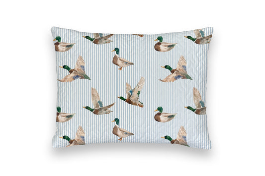 Mallory Ducks Blue Standard Sham
