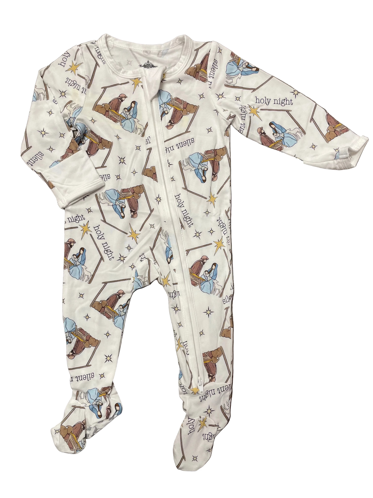Silent Night Bamboo Footie