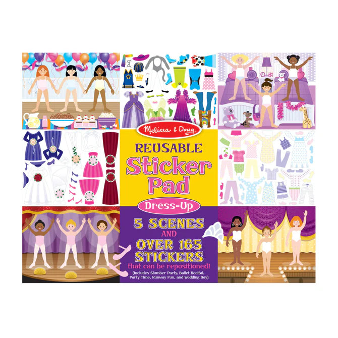 Reusable Sticker Pad- Dress Up